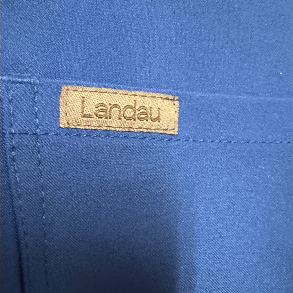 Landau 8-Pocket Cargo Scrub Jumpsuit Royal Blue NEW - Picture 9 of 11
